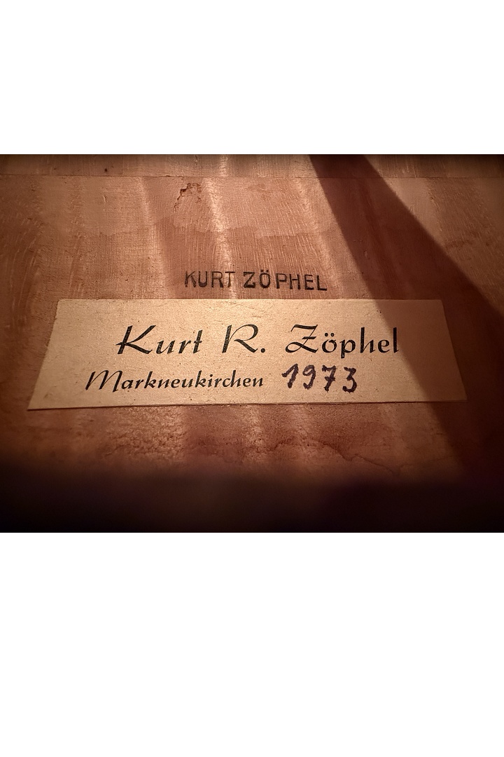 Zöphel Kurt - Markneukirchen Anno 1973 - 40,7 cm - B-142